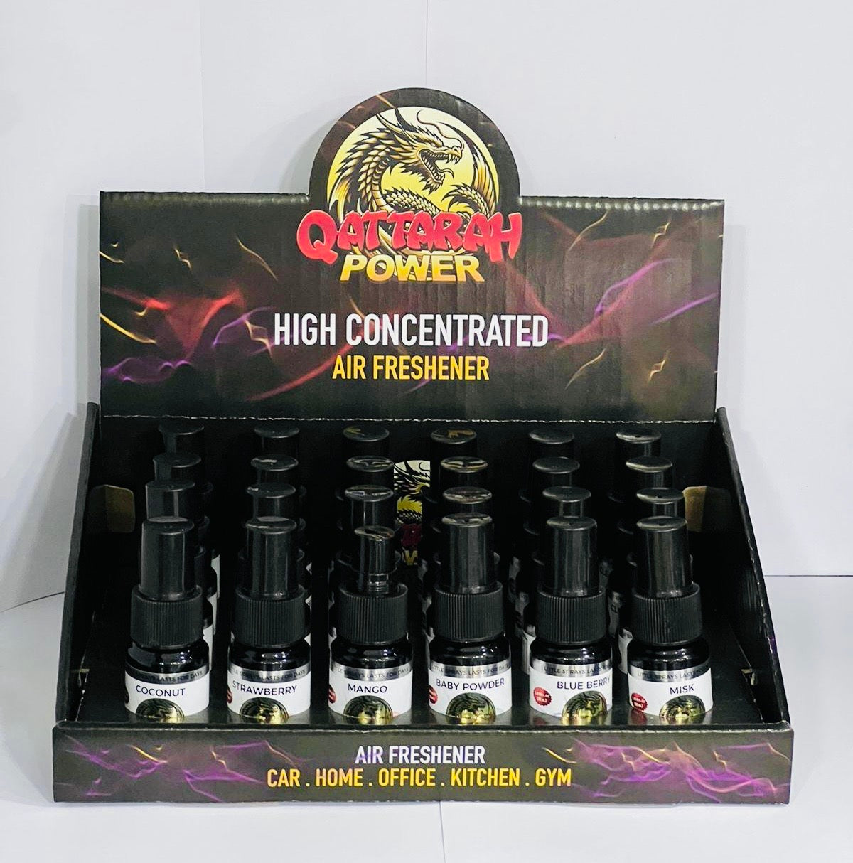 QATTARAH POWER AIR FRESHENER MIX 24 count